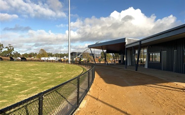 Oval and Sports Pavilion site