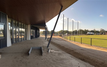 Oval and Sports Pavilion site