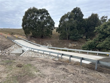 Completed bridge works