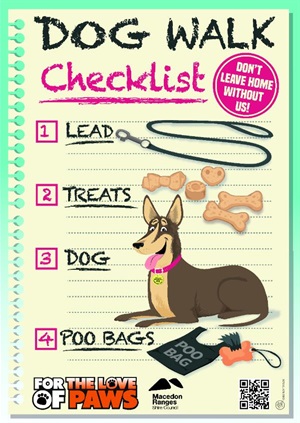 Dog walk checklist